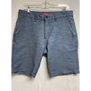 Guess Men's Size 31 Shorts Blue 100 % Cotton 10" Inseam